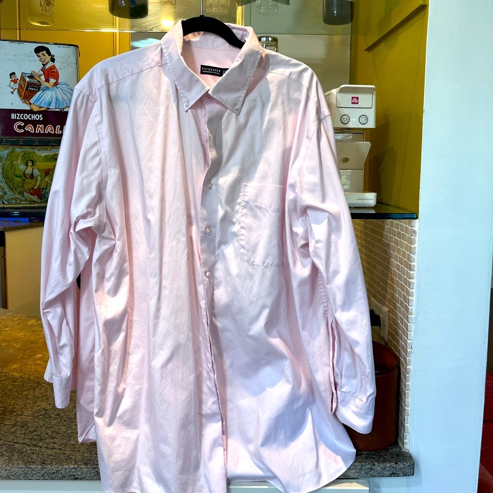Egyptian 100 % cotton 18 1/2 x 34 Men’s luxury shirt